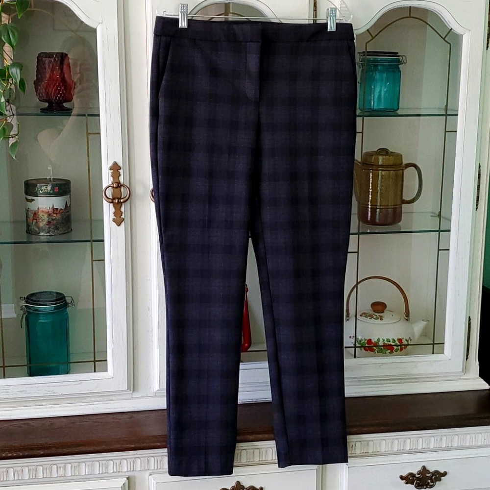 Dark Check Pants. Not listing any measurements, sorry and thank you!
